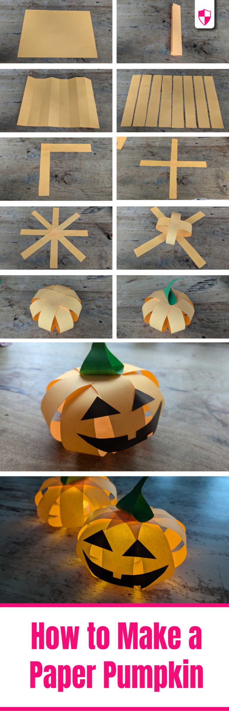 How to Make Paper Pumpkin