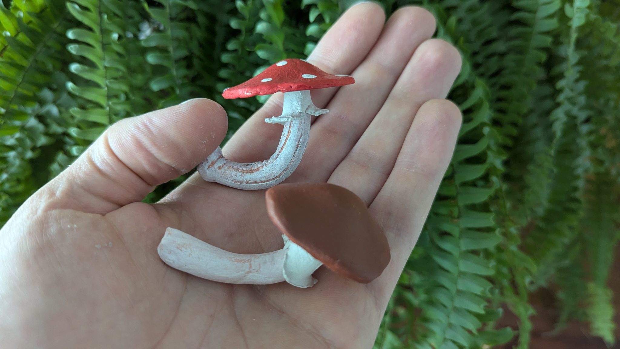 How to Make Air Dry Clay Mushrooms
